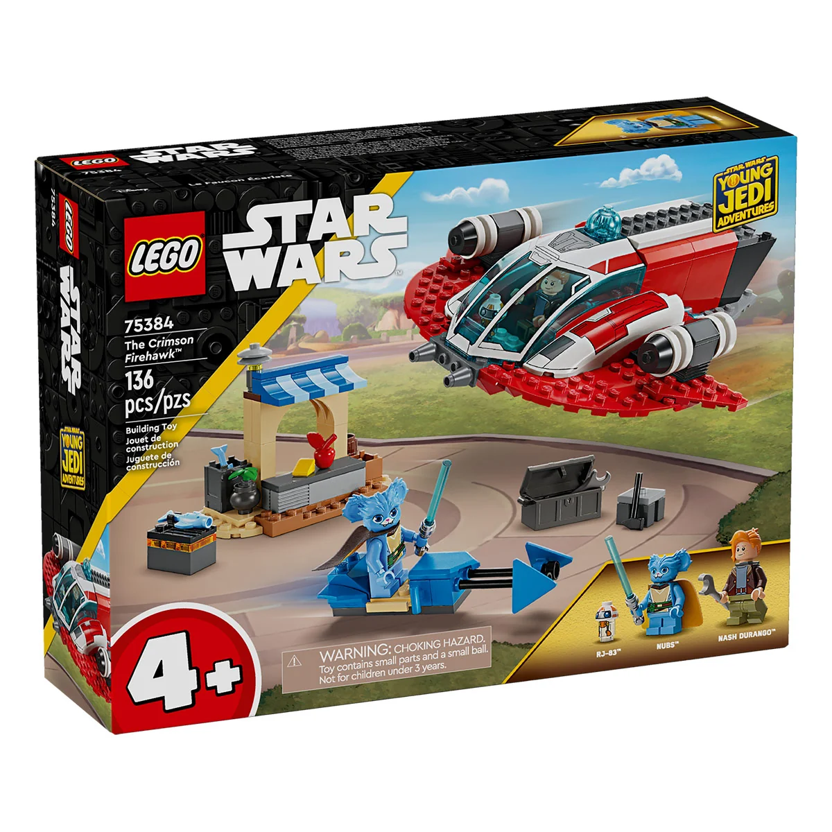 BLOQUES DE CONSTRUCCIÓN LEGO EL HALCÓN DE FUEGO CARMESI - 1