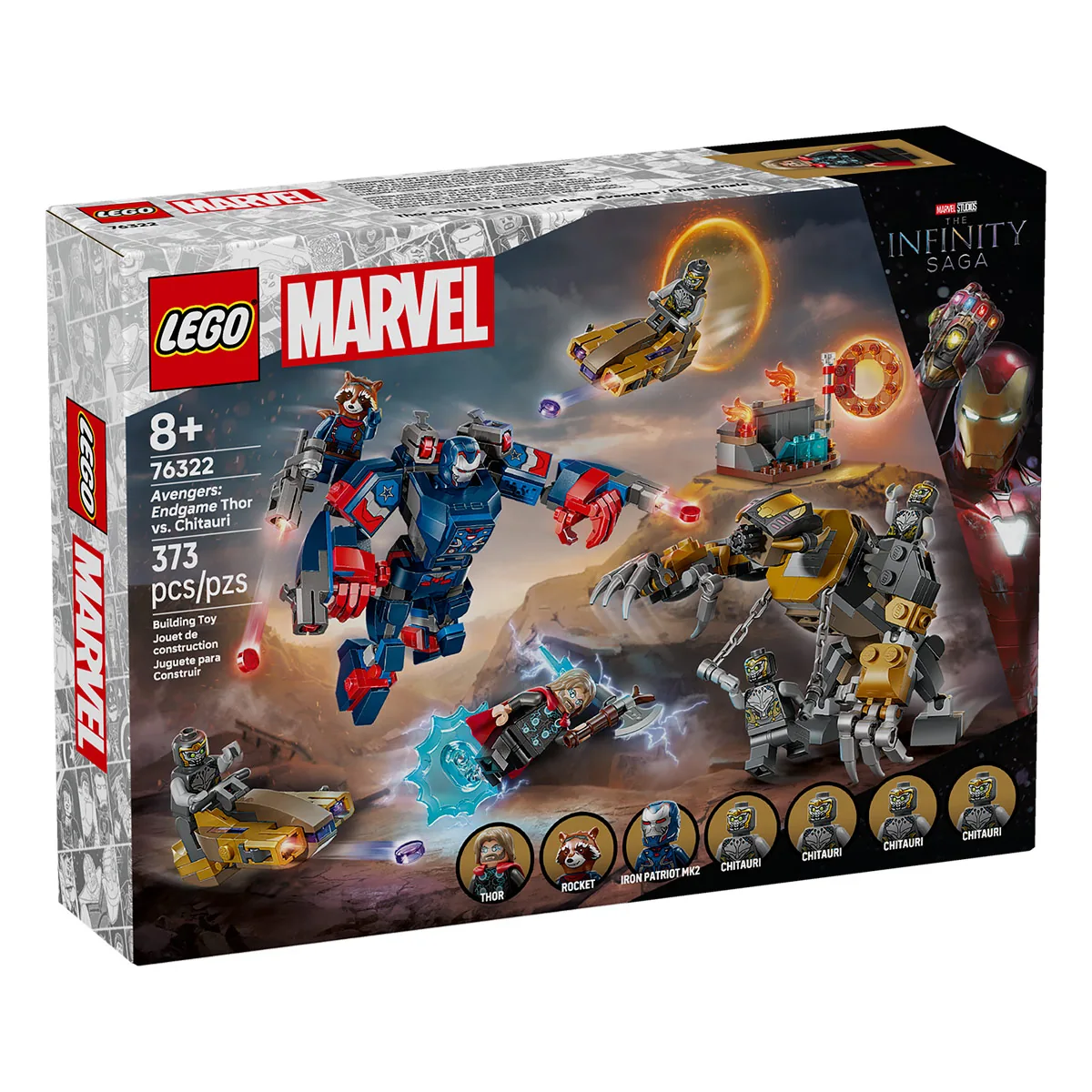 BLOQUES DE CONSTRUCCIÓN LEGO THOR DE VENGADORES ENDGAME VS CHITAURI - 1