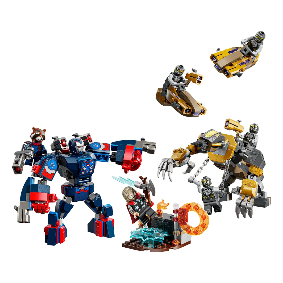 BLOQUES DE CONSTRUCCIÓN LEGO THOR DE VENGADORES ENDGAME VS CHITAURI - 3