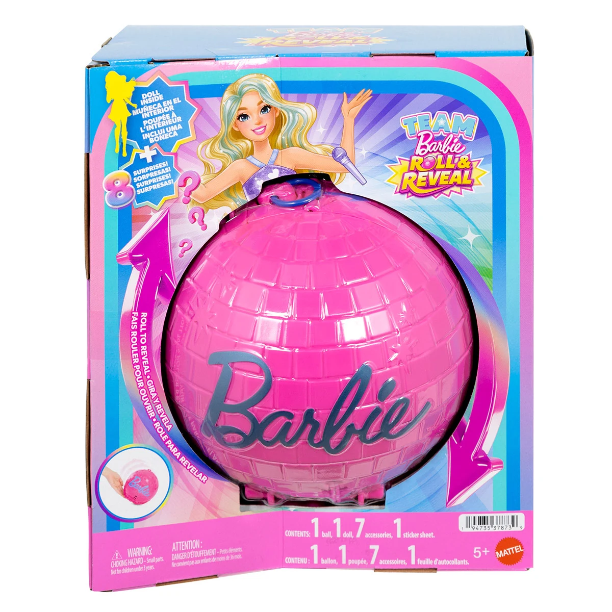 MUÑECA BARBIE PROFESIONES CAREER BURST ESTRELLA DE POP - 2