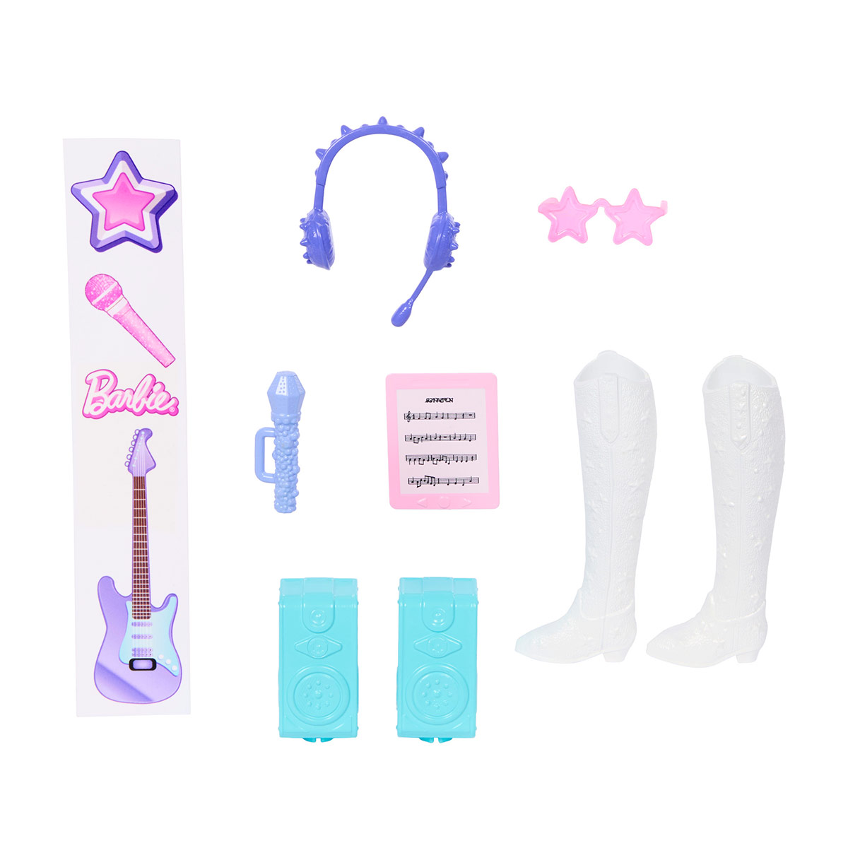 MUÑECA BARBIE PROFESIONES CAREER BURST ESTRELLA DE POP - 8