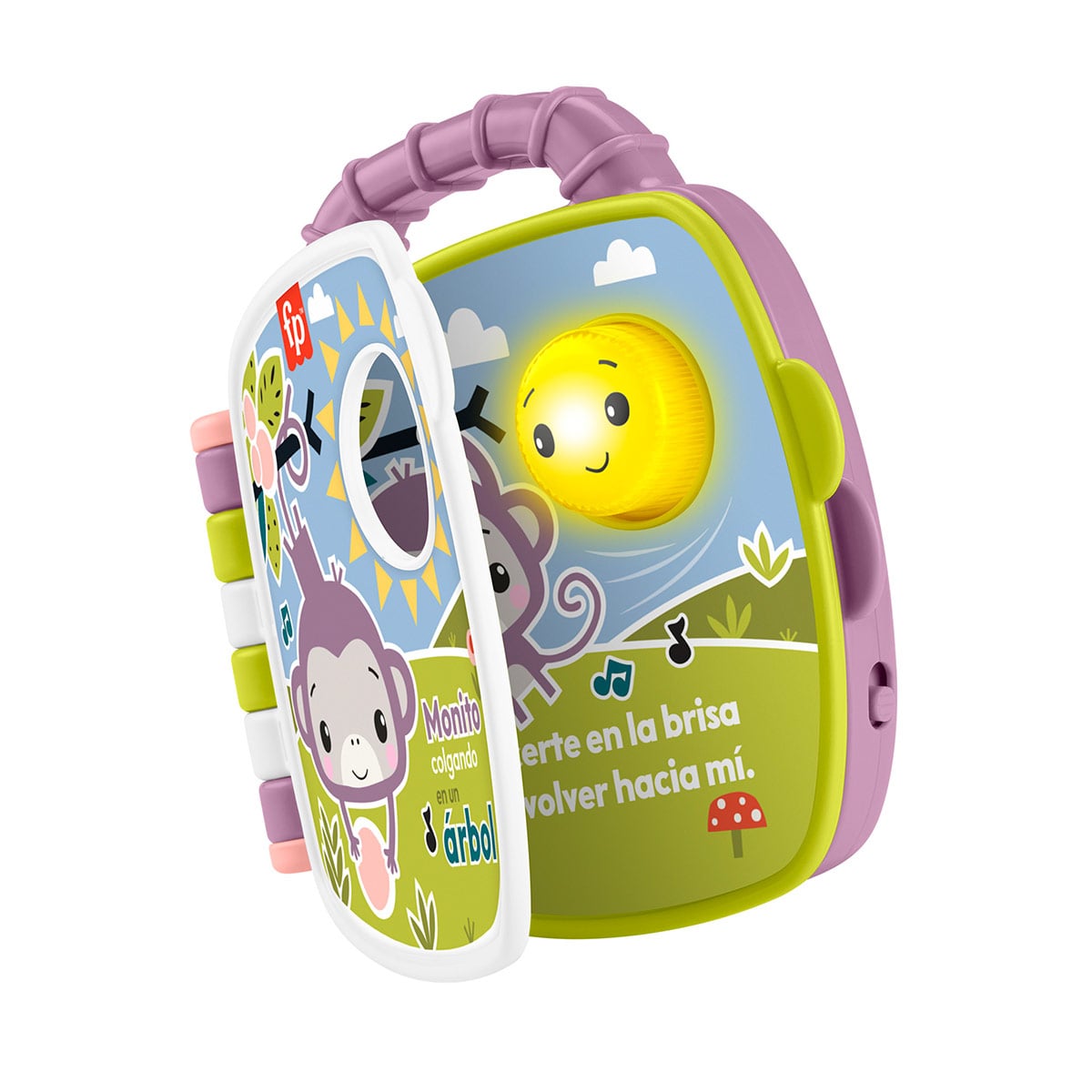 JUGUETE PARA BEBÉS FISHER PRICE LIBRO CANTA CON MONITO - 2