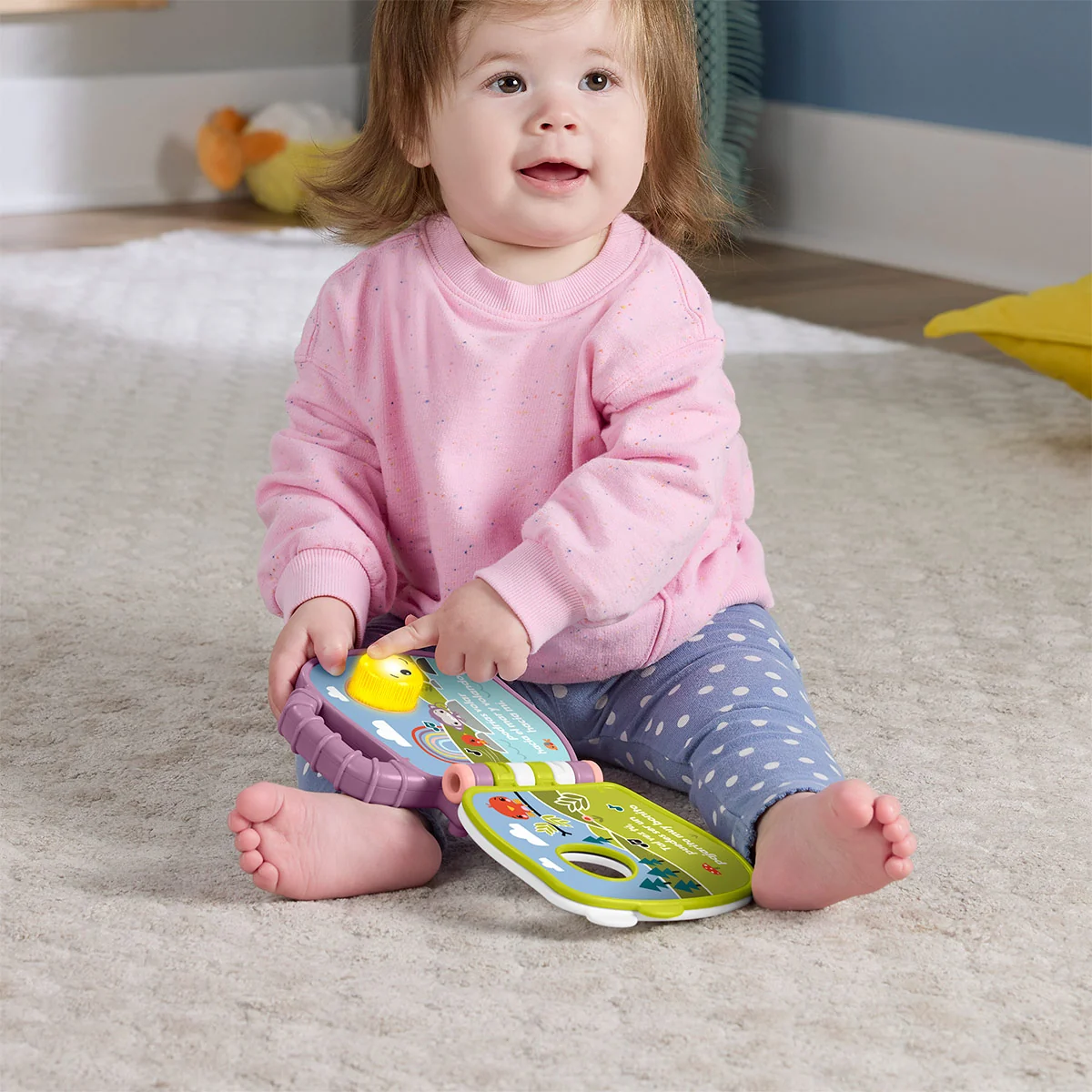 JUGUETE PARA BEBÉS FISHER PRICE LIBRO CANTA CON MONITO - 3