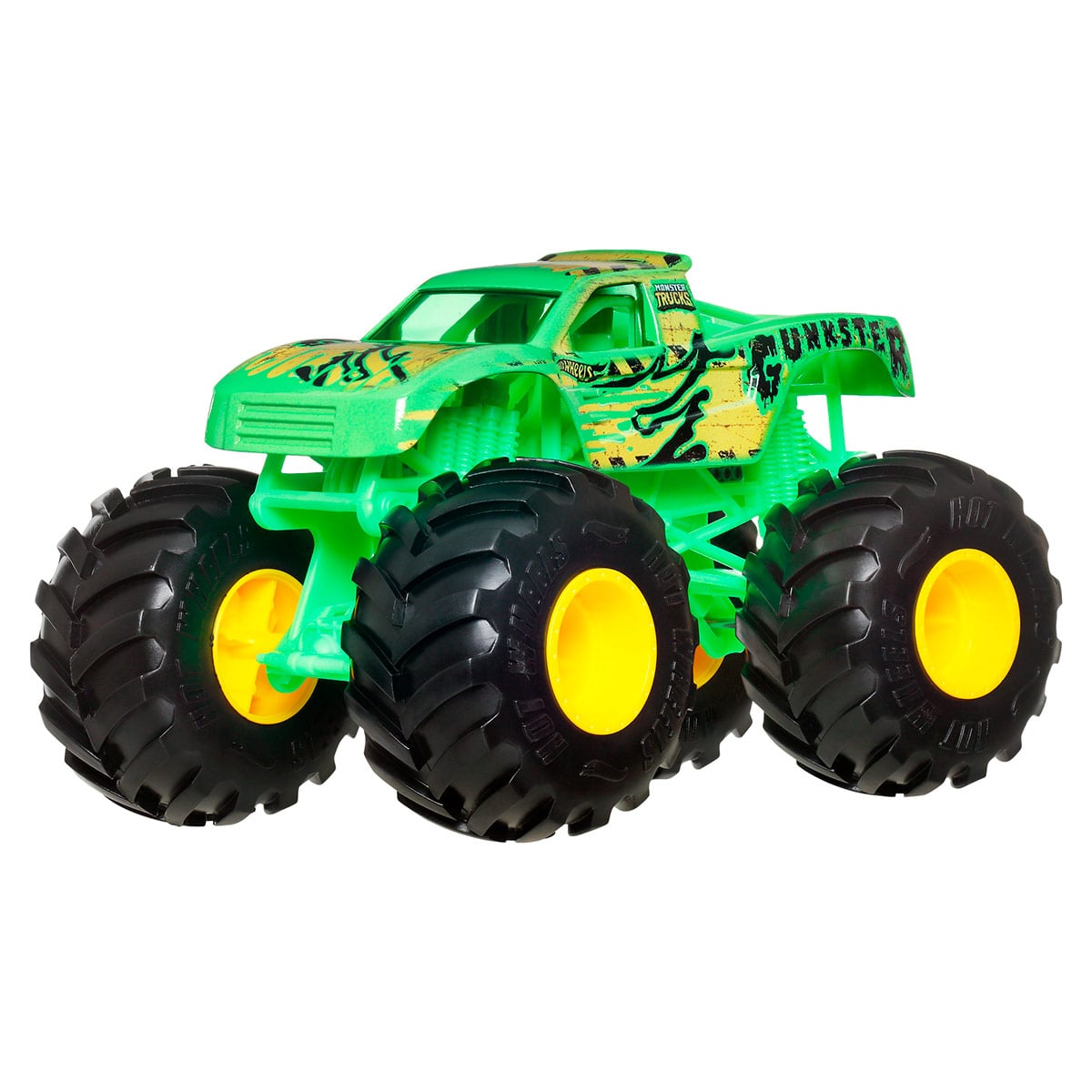 CAMIÓN HOT WHEELS MONSTER TRUCKS GUNKSTER 1:24 - 1