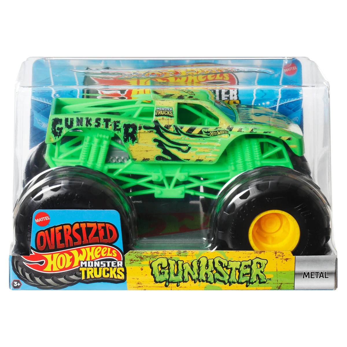 CAMIÓN HOT WHEELS MONSTER TRUCKS GUNKSTER 1:24 - 2