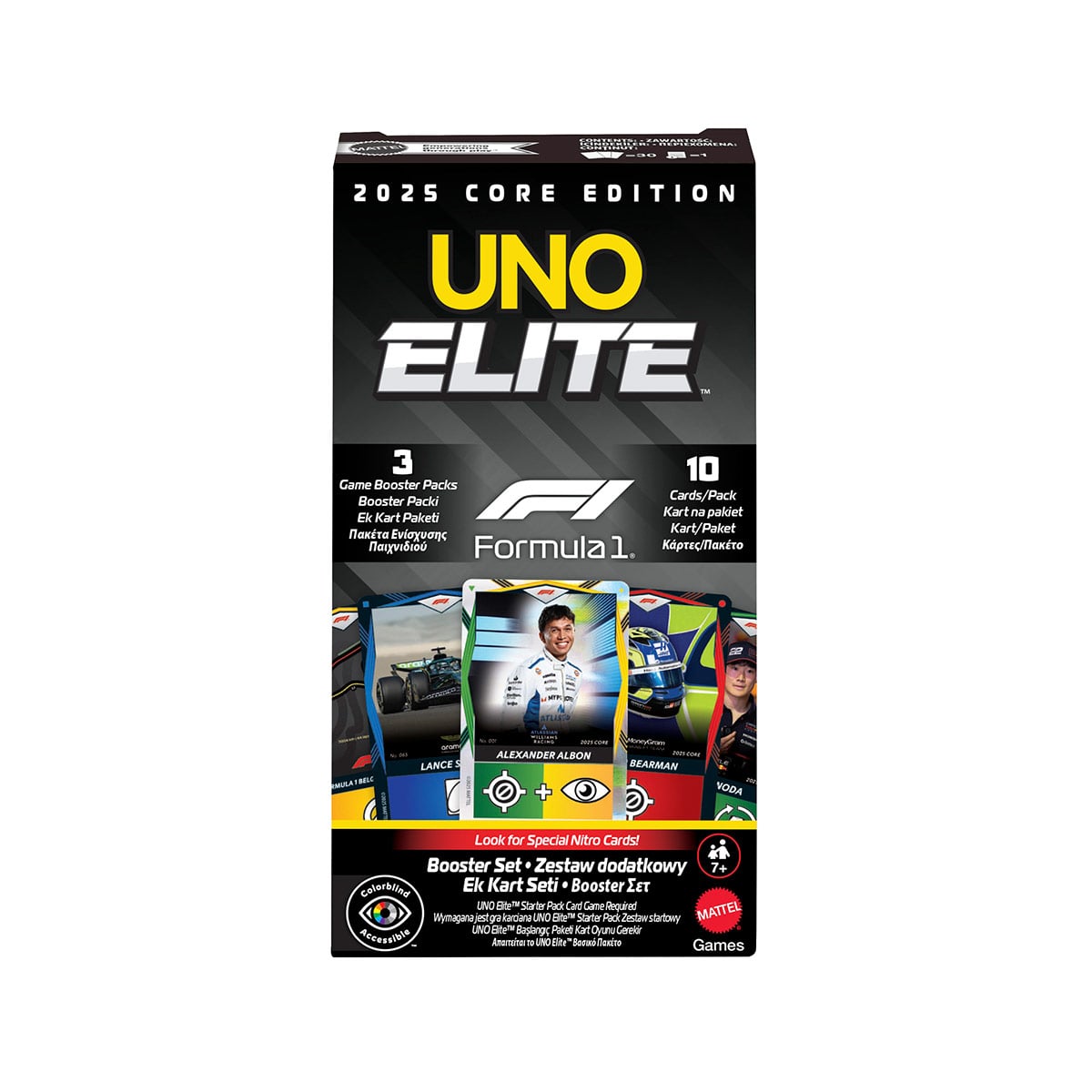CARTAS COLECCIONABLES UNO ELITE F1 BOOSTER SET 30 - 1