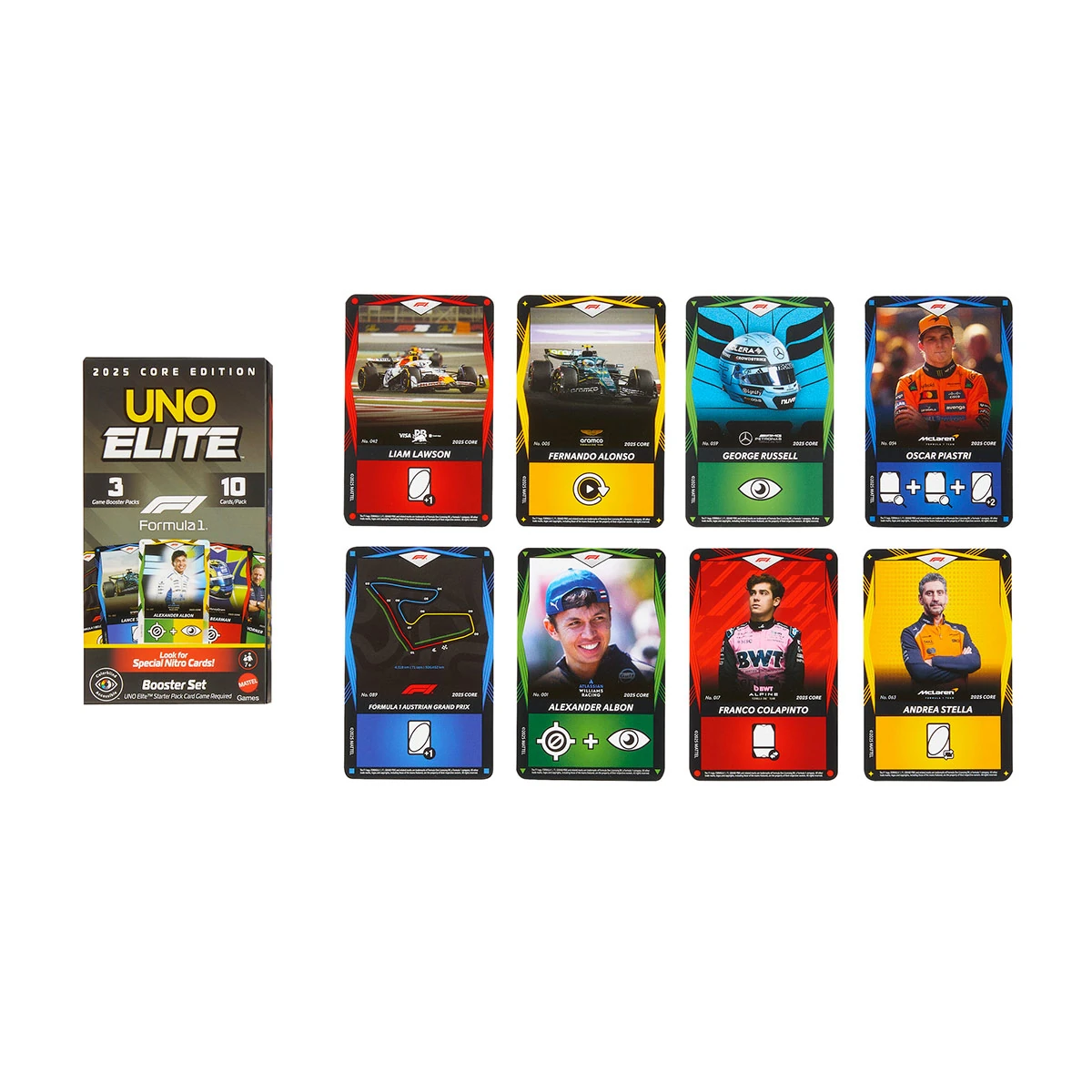 CARTAS COLECCIONABLES UNO ELITE F1 BOOSTER SET 30 - 2