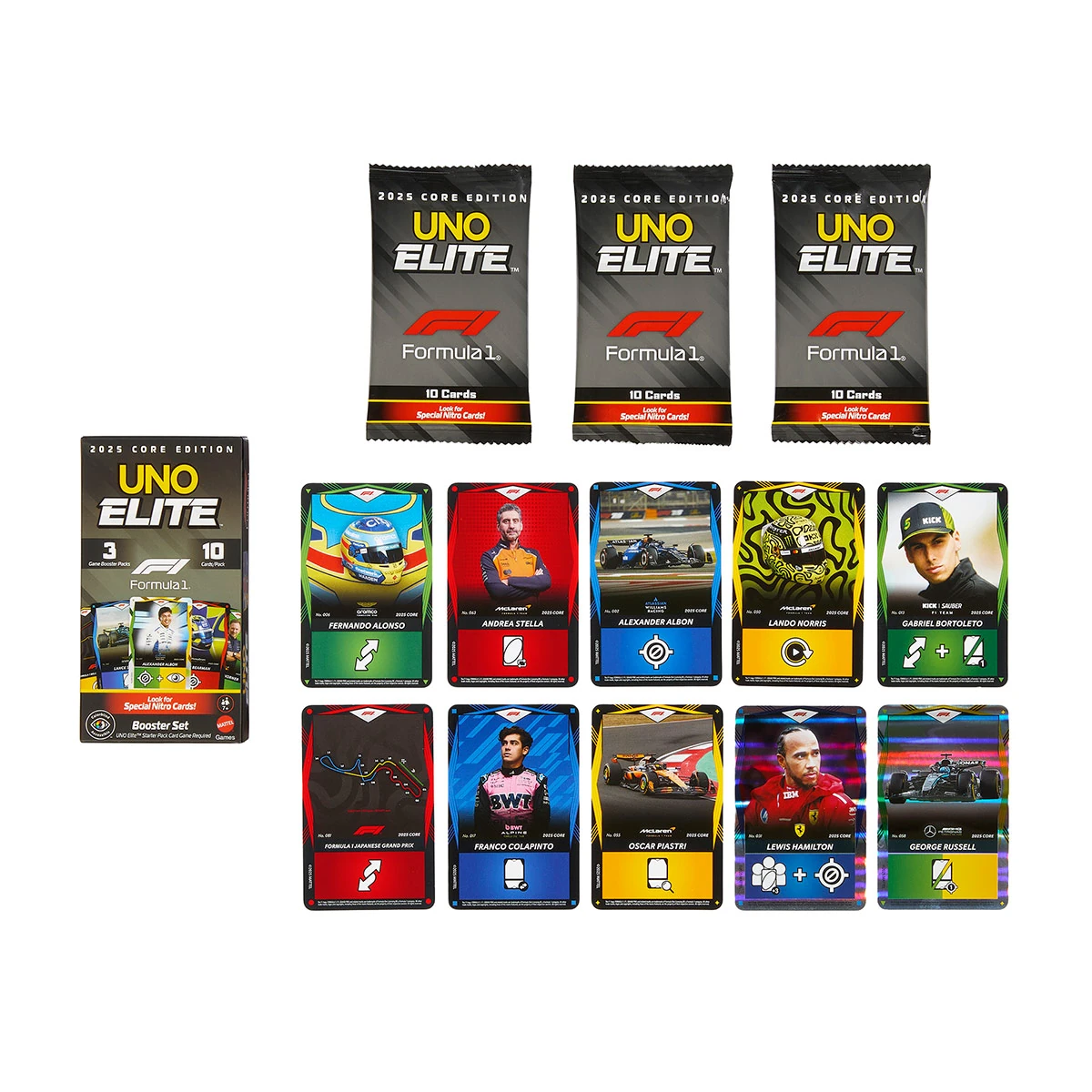 CARTAS COLECCIONABLES UNO ELITE F1 BOOSTER SET 30 - 3