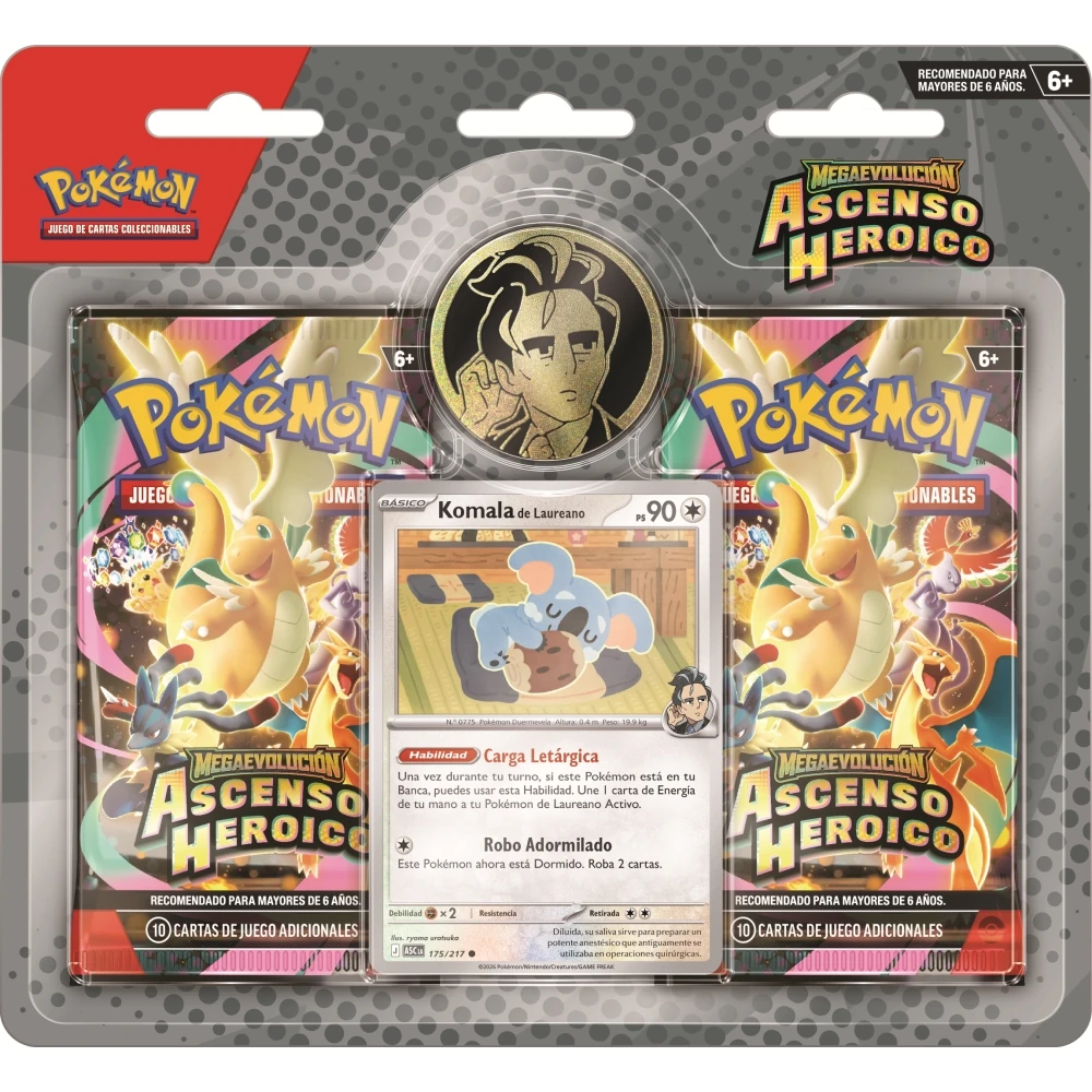 POKEMON TCG ASCENDED PACK X2 SOBRES ESPAÑOL - 2
