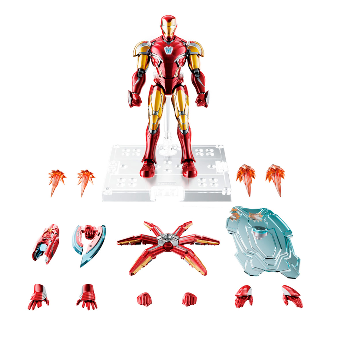 KIT FIGURA DE ACCION ARMABLE BLOKEES IRONMAN 167 PIEZAS - 6