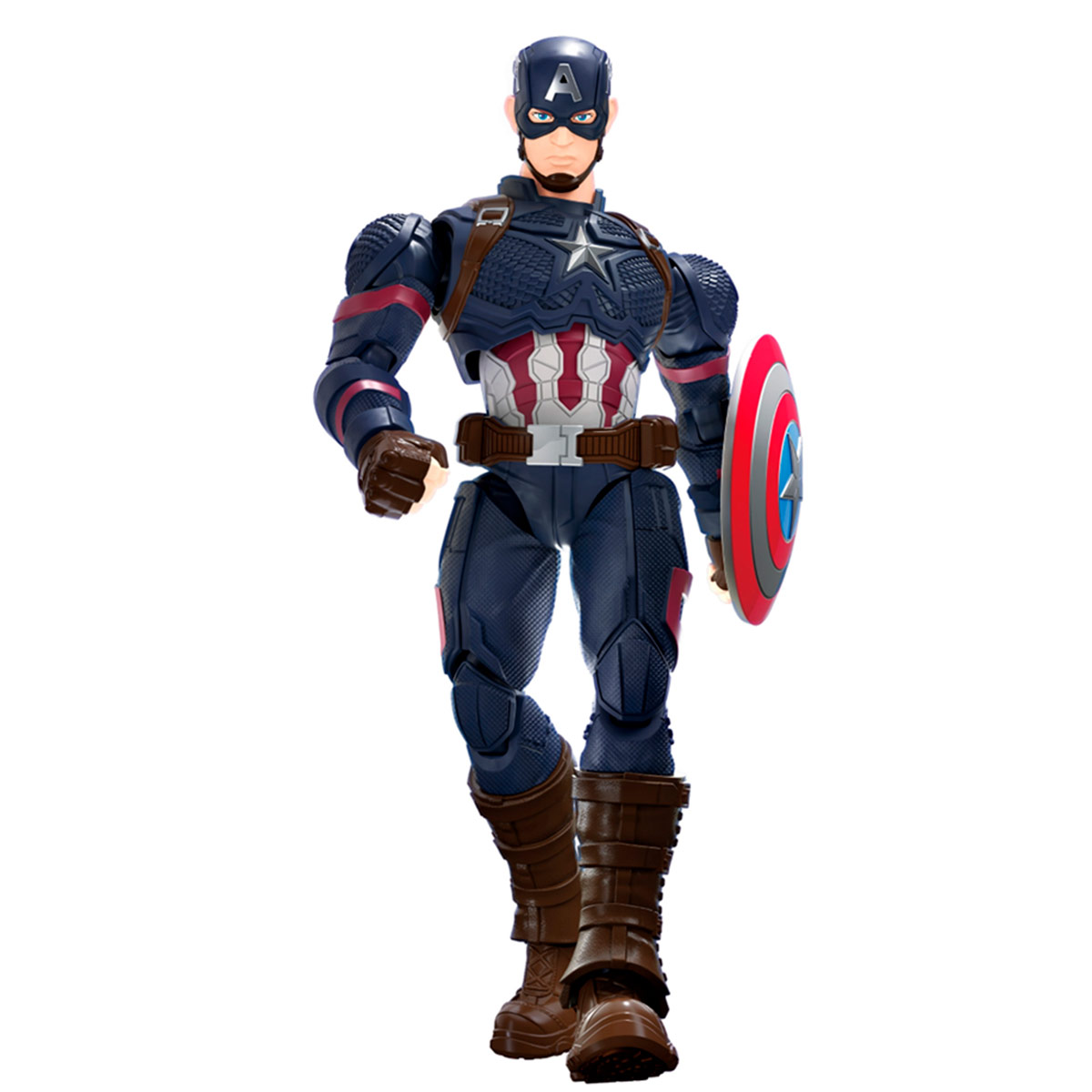 KIT FIGURA DE ACCION ARMABLE BLOKEES CAPITAN AMERICA 94 PIEZAS  - 3