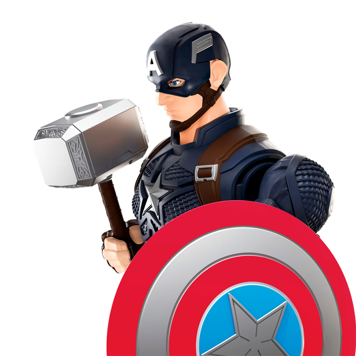 KIT FIGURA DE ACCION ARMABLE BLOKEES CAPITAN AMERICA 94 PIEZAS  - 4
