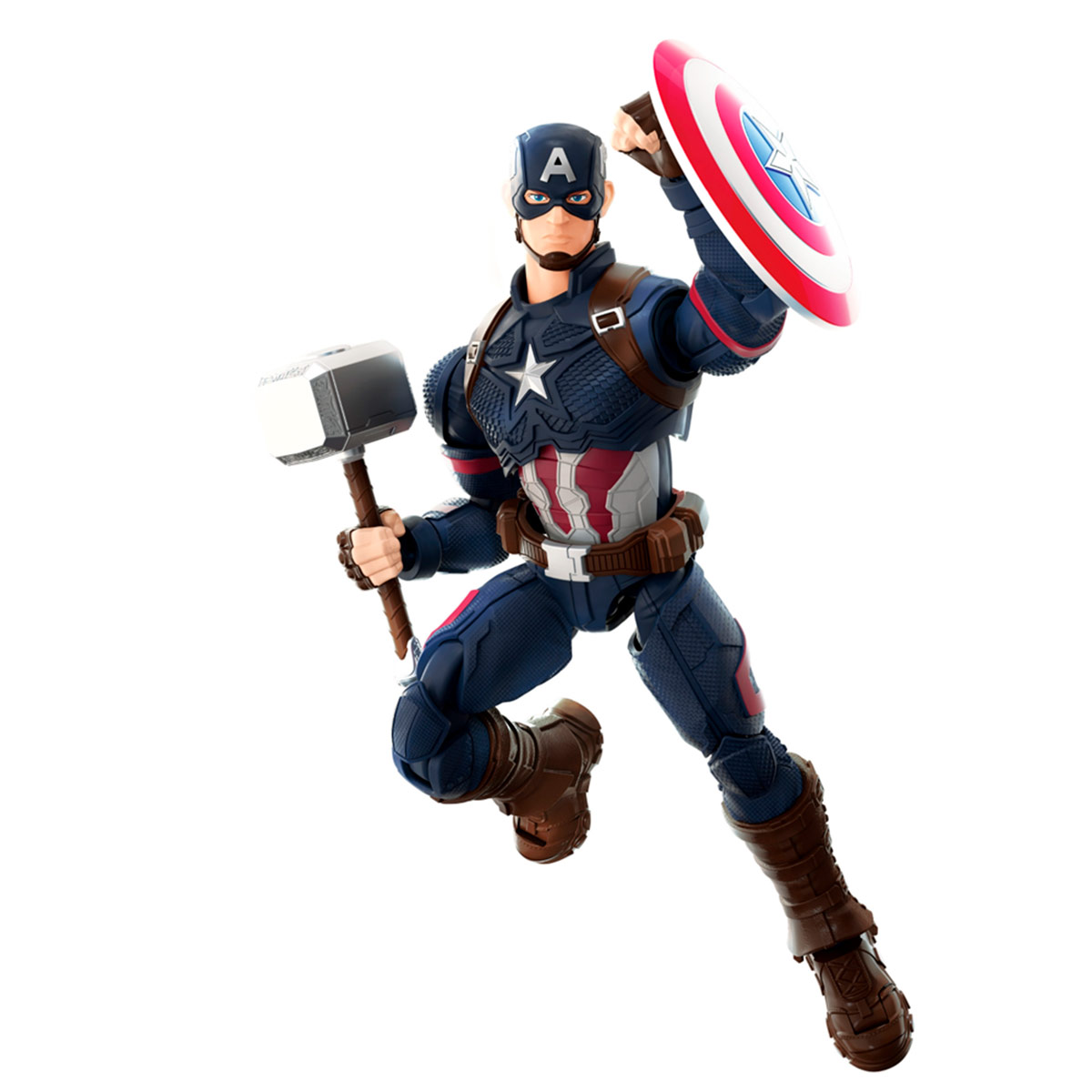 KIT FIGURA DE ACCION ARMABLE BLOKEES CAPITAN AMERICA 94 PIEZAS  - 5