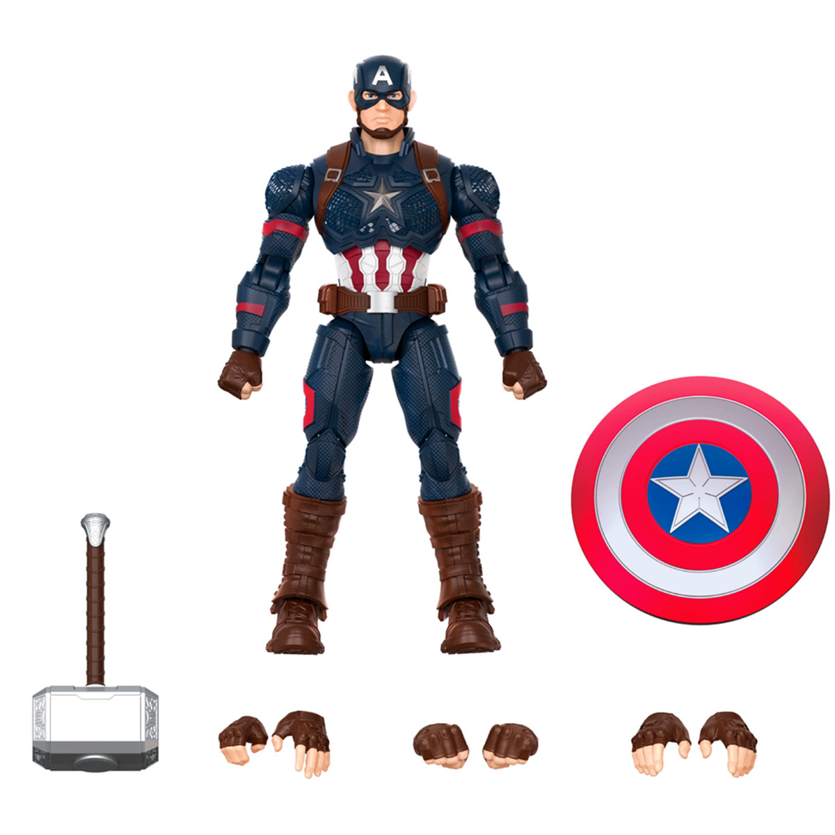 KIT FIGURA DE ACCION ARMABLE BLOKEES CAPITAN AMERICA 94 PIEZAS  - 6