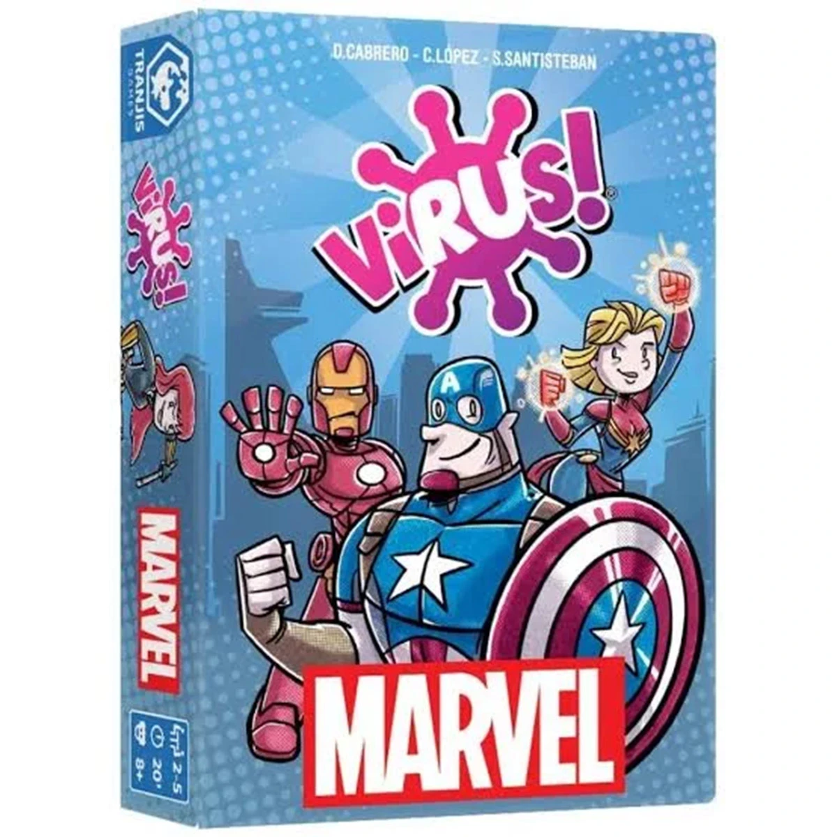 JUEGO DE MESA MAR LUDICO VIRUS - MARVEL - 1