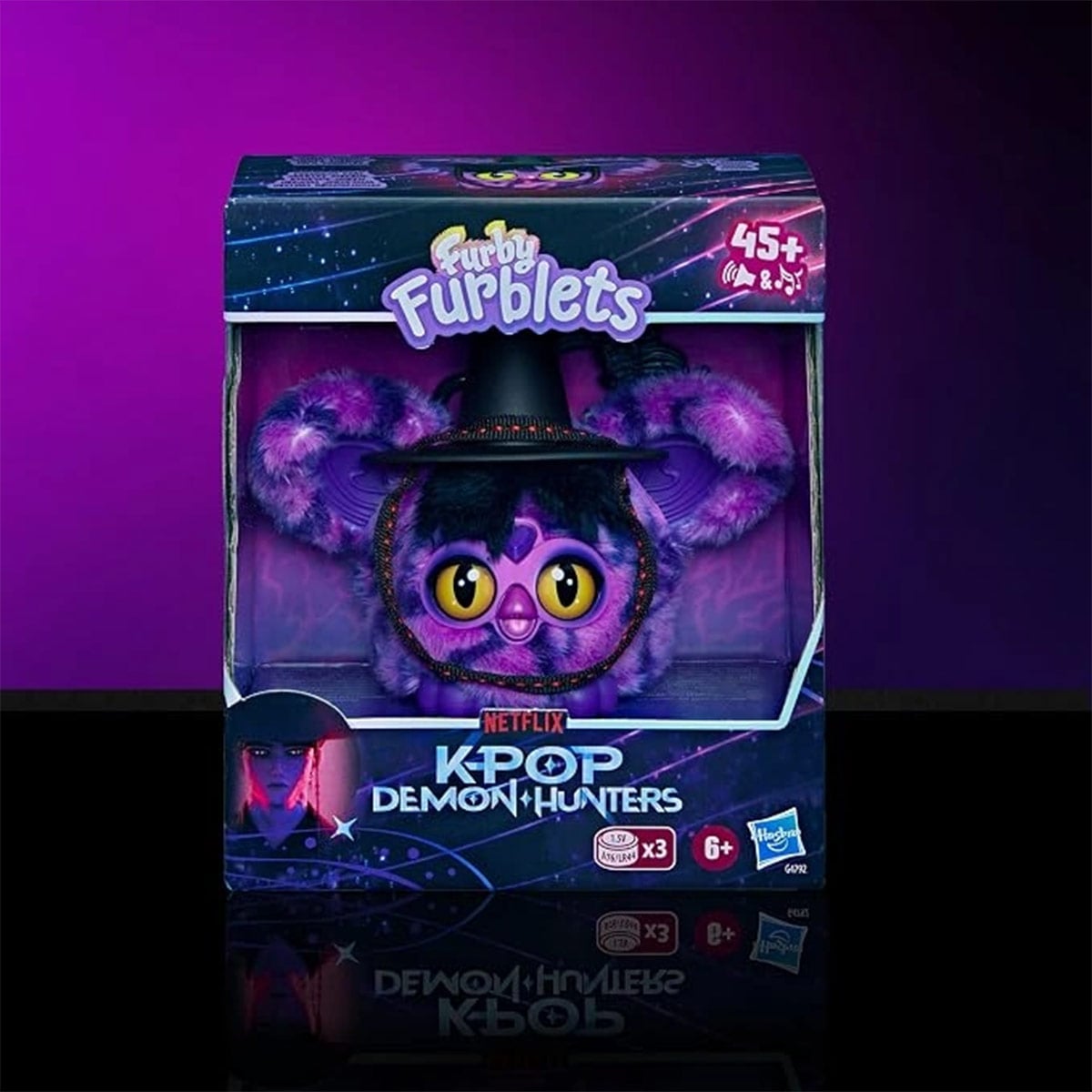 MASCPTA ELECTRÓNICA COLECCIONABLE SAJA BOY DEMON FURBLET KPOP DEMON HUNTERS G4792  - 2