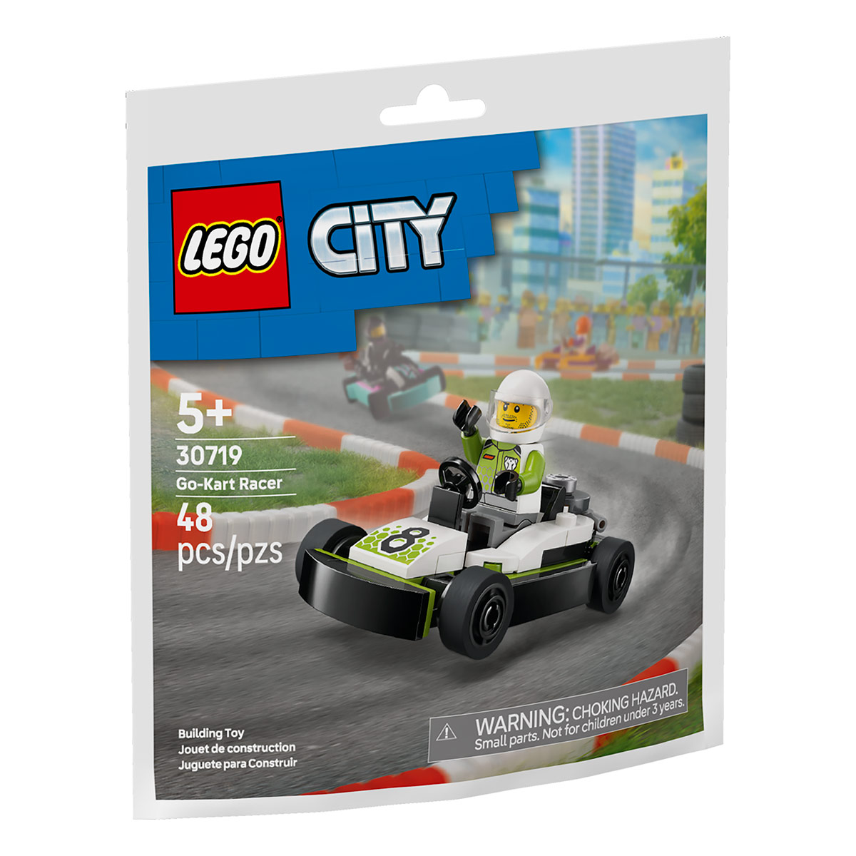 BLOQUES DE CONSTRUCCIÓN LEGO KART DE CARRERAS BOLSITA - 1