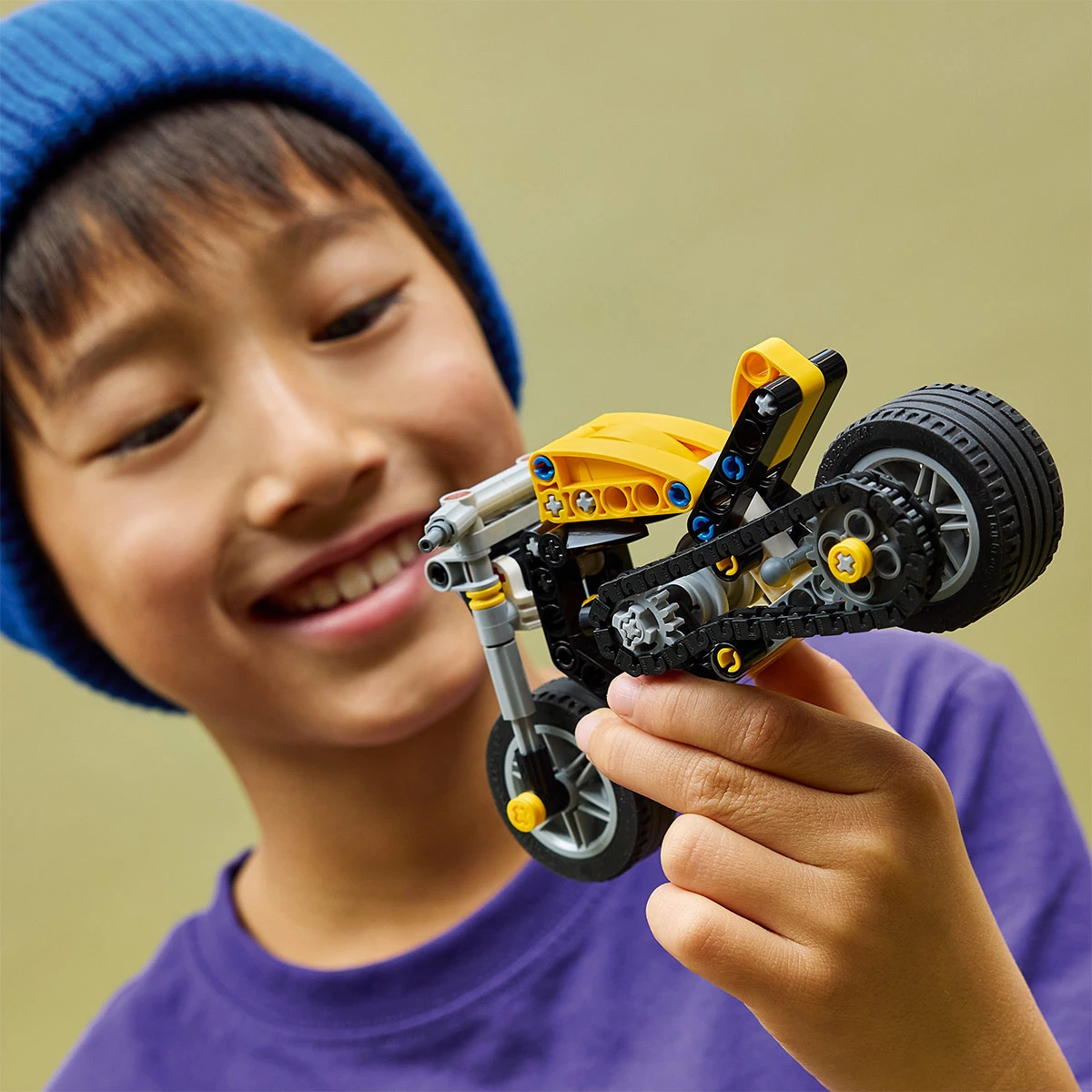 BLOQUES DE CONSTRUCCIÓN LEGO MOTO AMARILLA - 2