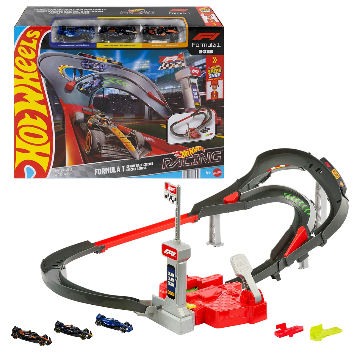 PISTA DE CARRERA HOT WHEELS WHEELS SPRINT F1 - 1