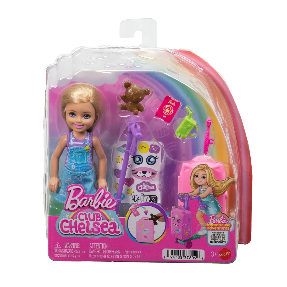 MUÑECA BARBIE CHELSEA CHELSEA AVENTURAS DE VIAJE - 1