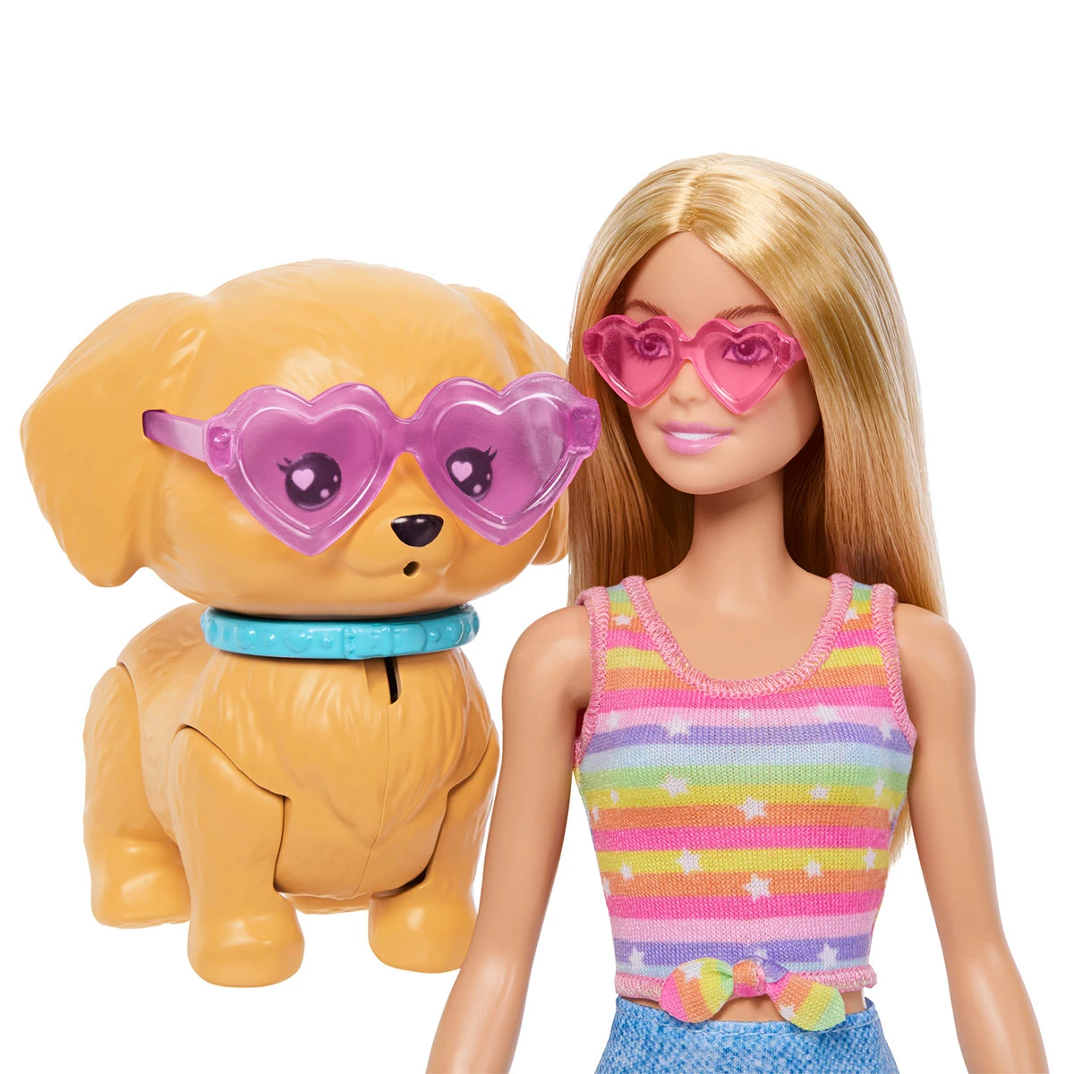 MUÑECA BARBIE PATINA Y CORRE CON PERRITO - 5