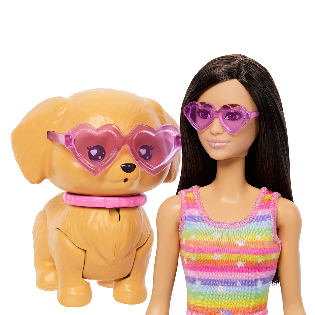 MUÑECA BARBIE PATINA Y CORRE CON PERRITO - 6