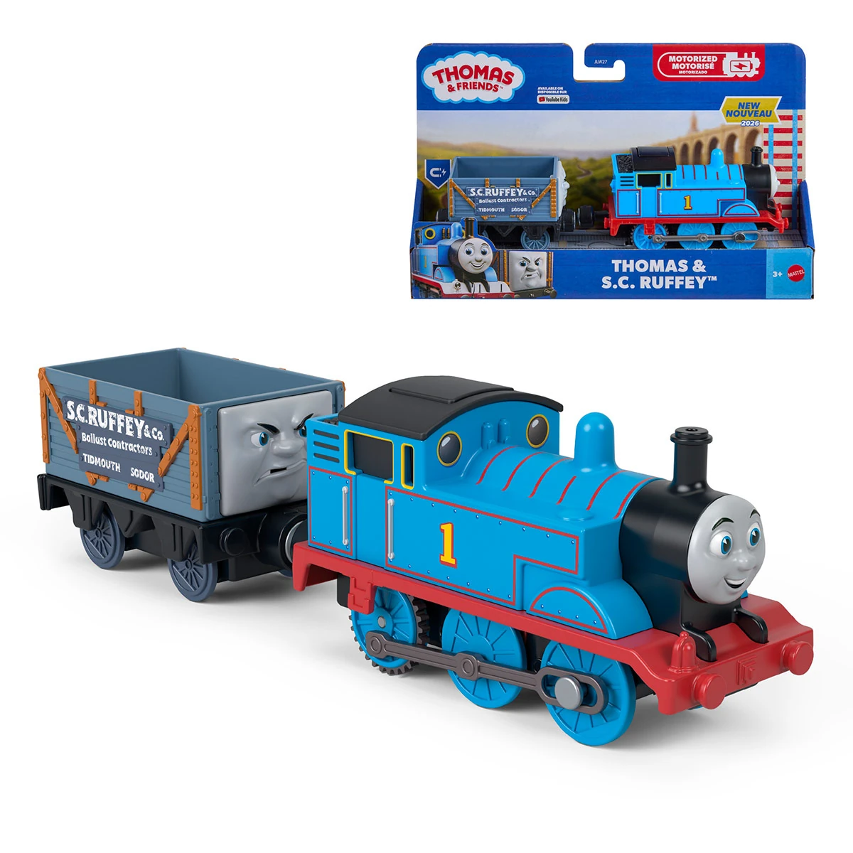 TREN THOMAS & FRIENDS MOTORIZADA SORPRESA MATTEL - 1