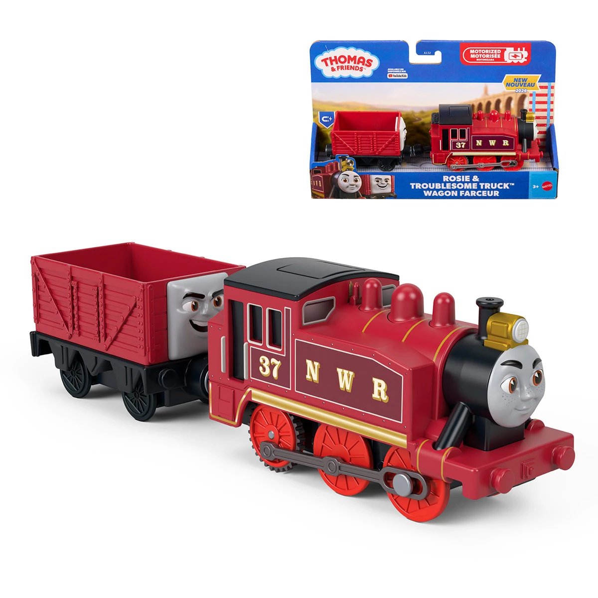 TREN THOMAS & FRIENDS MOTORIZADA SORPRESA MATTEL - 4