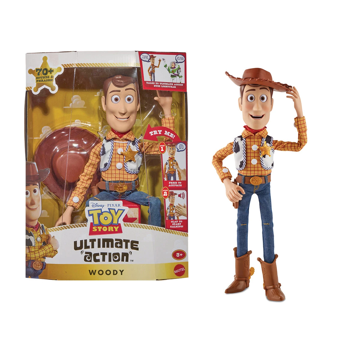 WOODY ANIMATRÓNICO PIXAR TOY STORY FIGURA 41 CM - 1