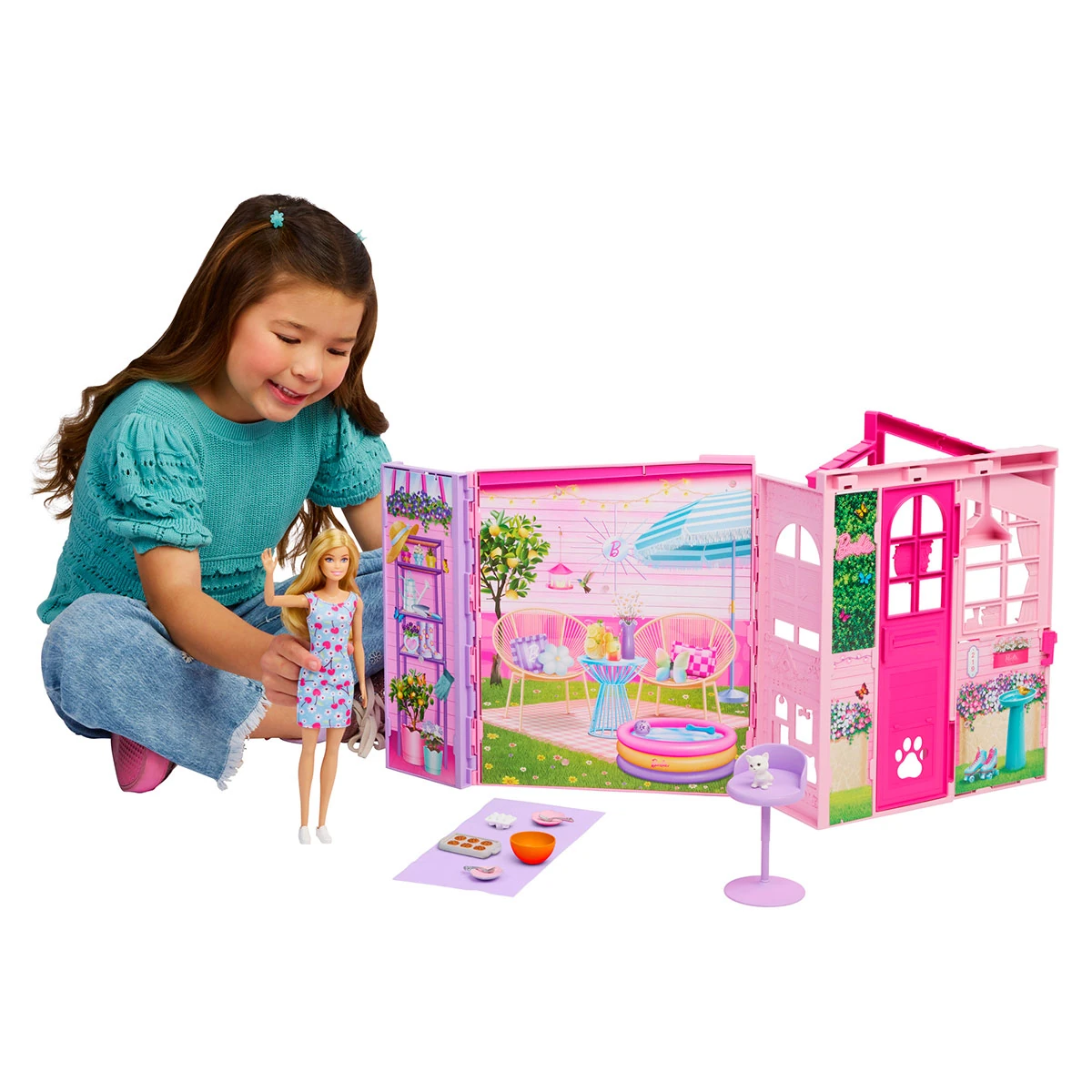 SET DE JUEGO BARBIE DREAM LAND CASA GLAM CON MUÑECA - 3