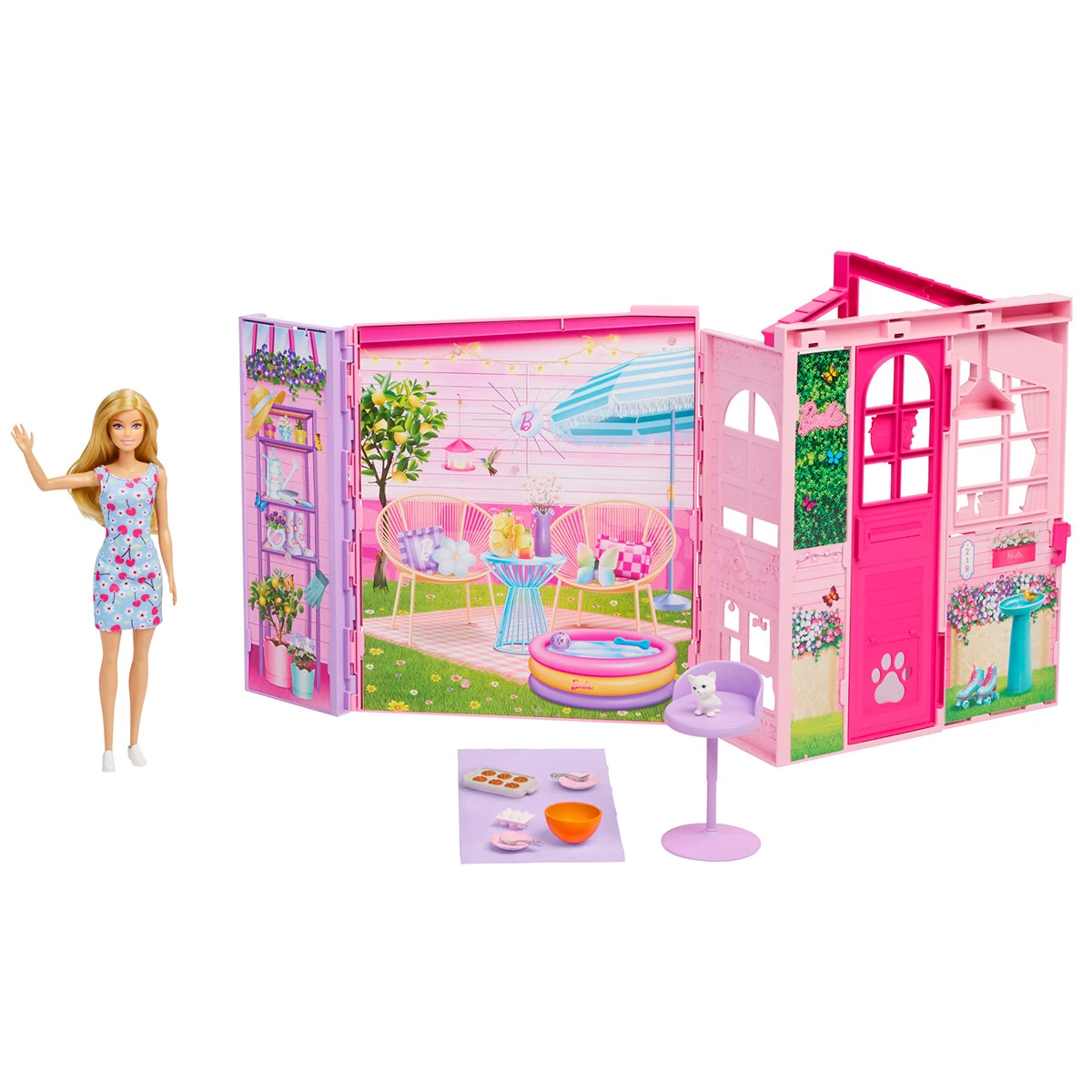 SET DE JUEGO BARBIE DREAM LAND CASA GLAM CON MUÑECA - 4