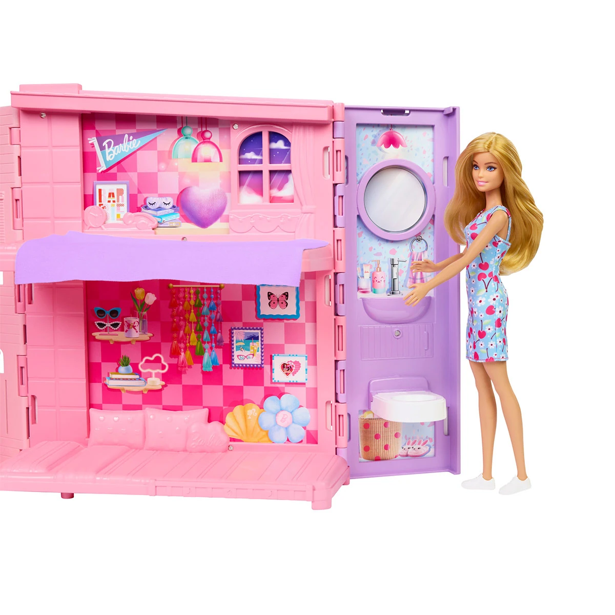 SET DE JUEGO BARBIE DREAM LAND CASA GLAM CON MUÑECA - 5