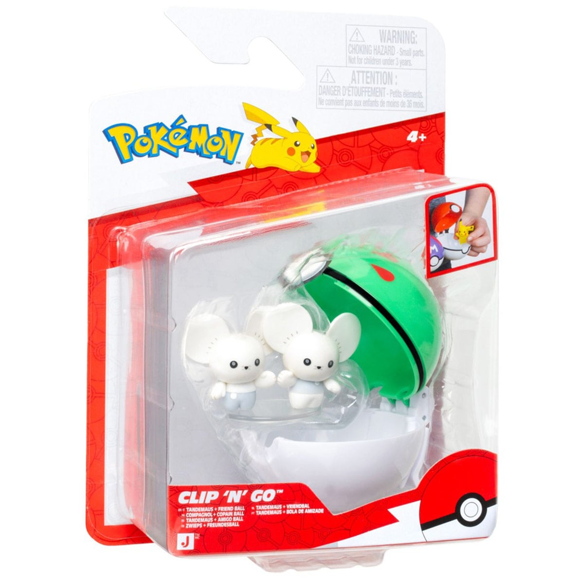POKÉBOLA POKÉMON CON FIGURA SWABLU PKW4604 - 1