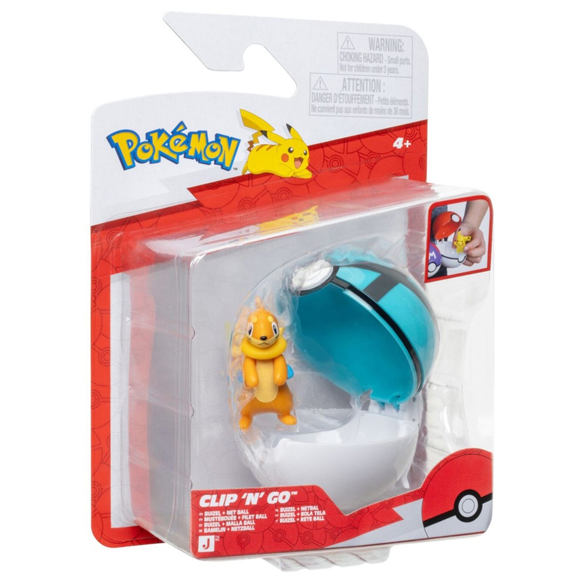 POKÉBOLA POKÉMON CON FIGURA SWABLU PKW4604 - 1