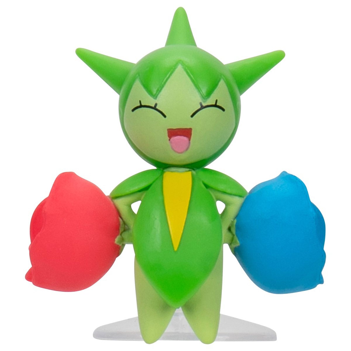 PACK X4 FIGURAS  POKÉMON ROWLET, ROSELIA, FLAPPLE, ODDISH PKW4377 - 4