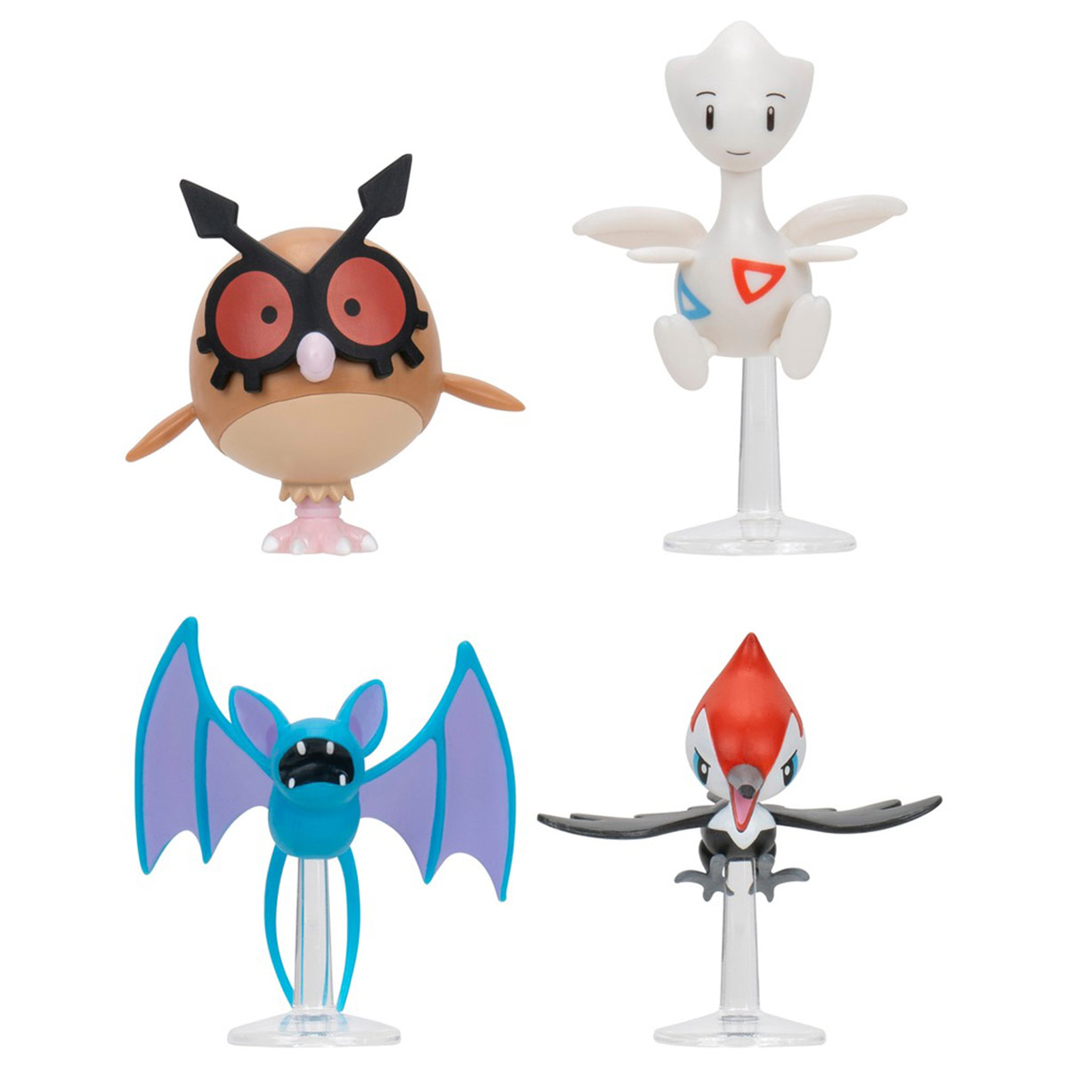 PACK X4 FIGURAS  POKÉMON ROWLET, ROSELIA, FLAPPLE, ODDISH PKW4377 - 2