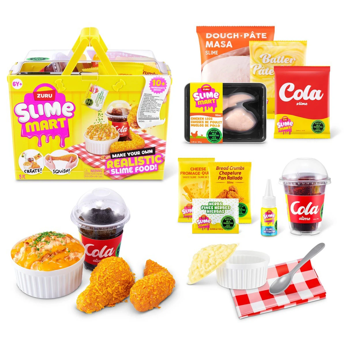 SET DE JUEGO SLIME MART FAST FOOD - 1