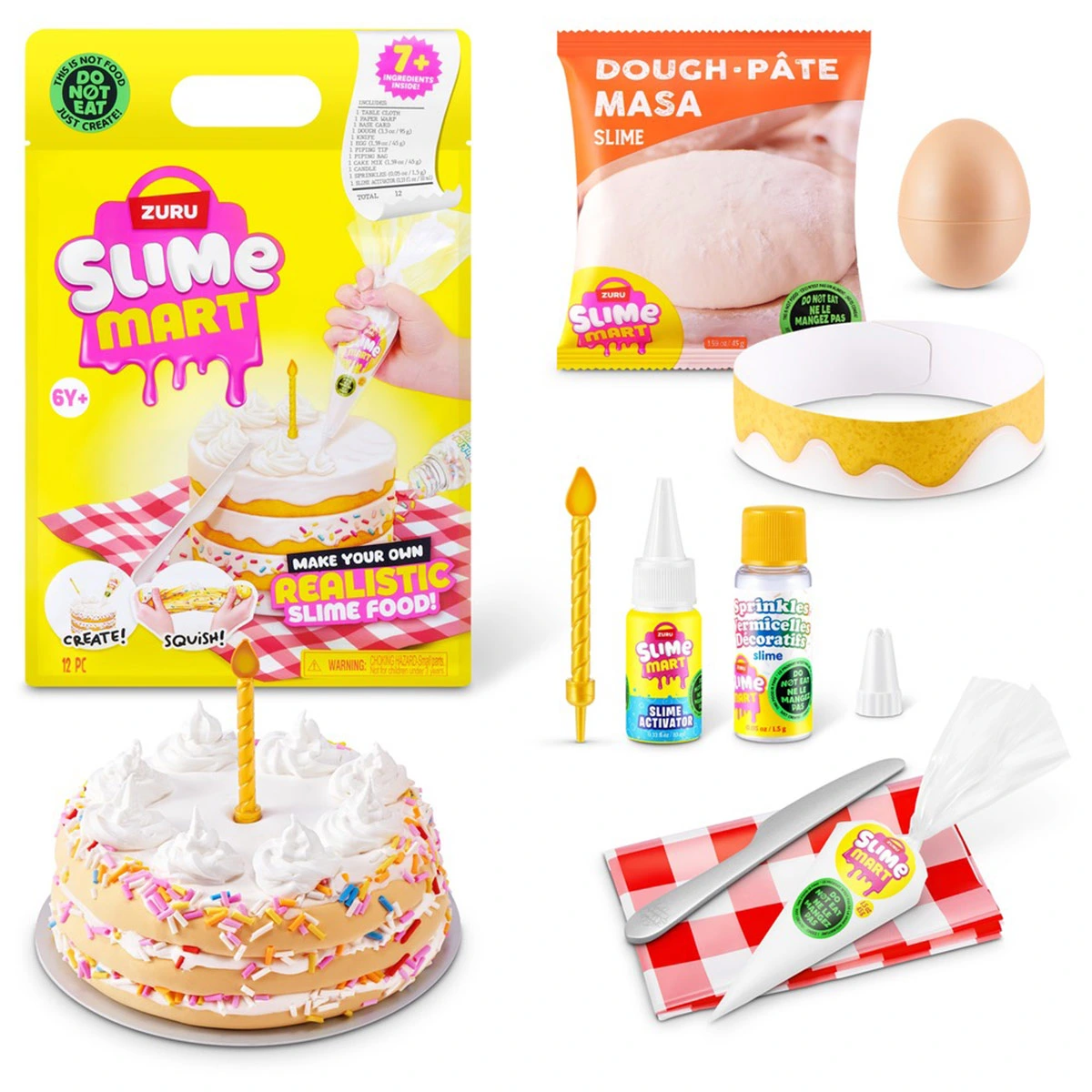 SET DE JUEGO SLIME MART TORTA DE CUMPLEAÑOS - 1