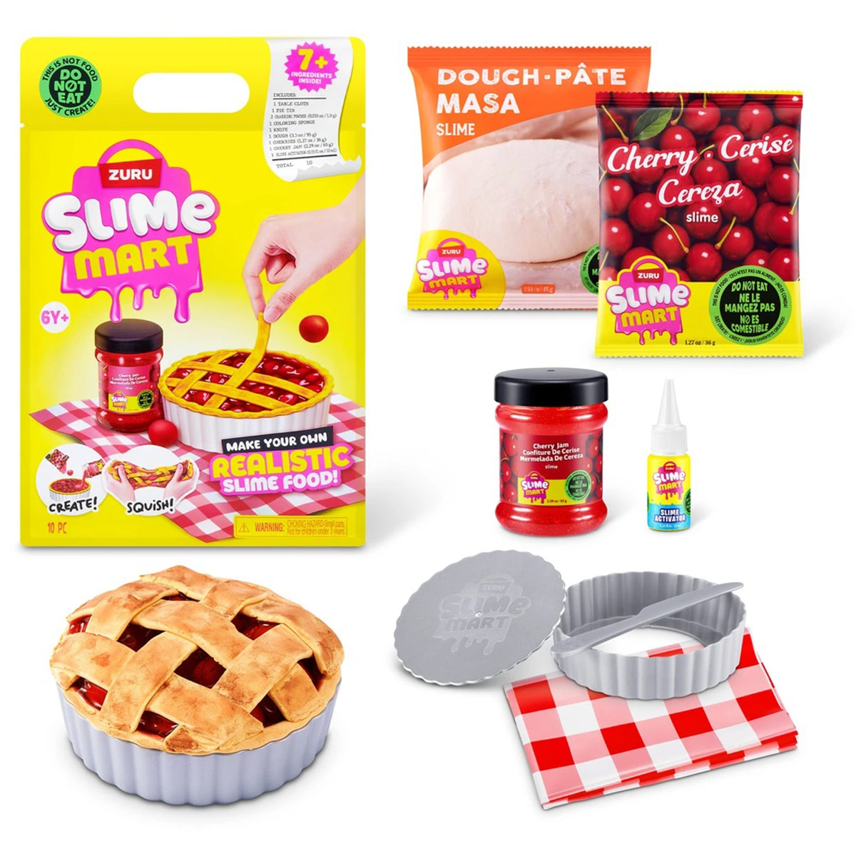 SET DE JUEGO SLIME MART TARTA DE CEREZAS - 1