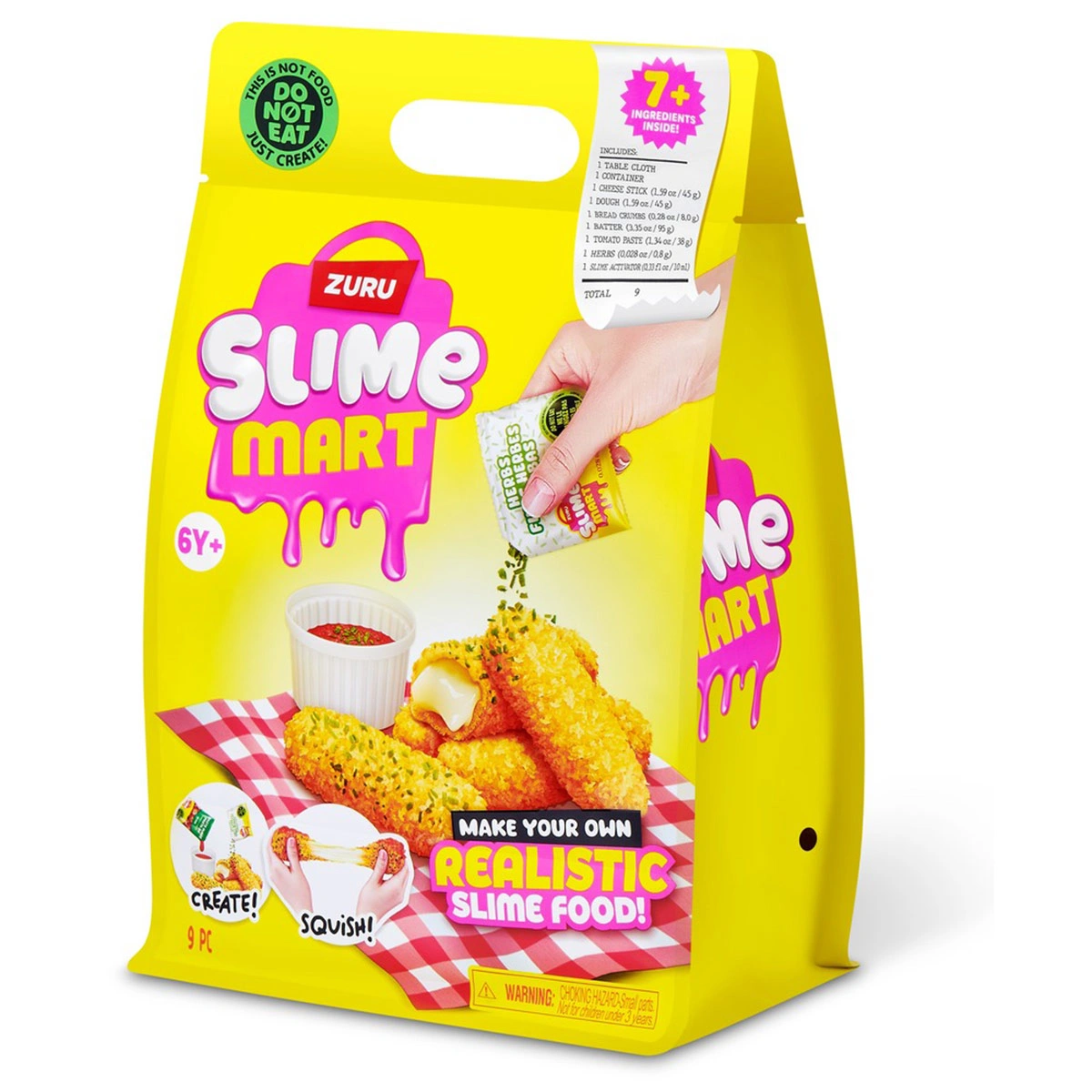 SET DE JUEGO SLIME MART PALITOS DE QUESO - 4