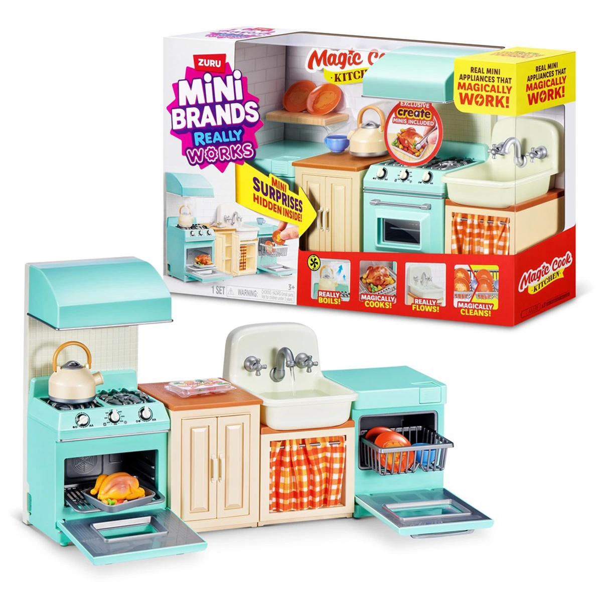 SET DE JUEGO MINI BRANDS MAGIC COOK - 1