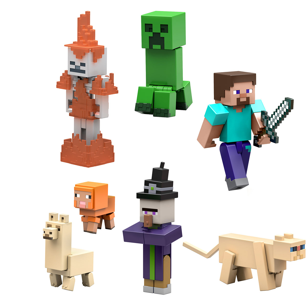 FIGURA DE ACCIÓN MINECRAFT VANILLA CREEPER - 3