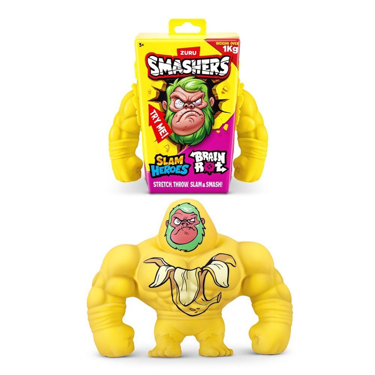 FIGURA DE ACCIÓN SMASHERS BRAINROT ESTIRABLE   - 2