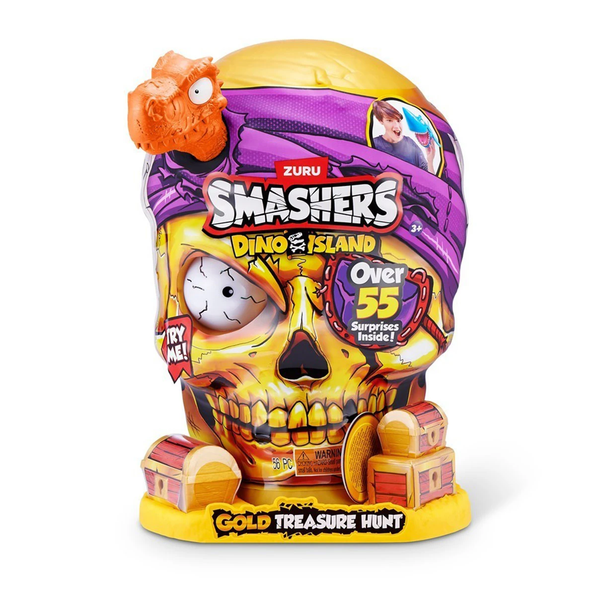 CALAVERA GIGANTE SMASHERS DORADA SORPRESA - 3