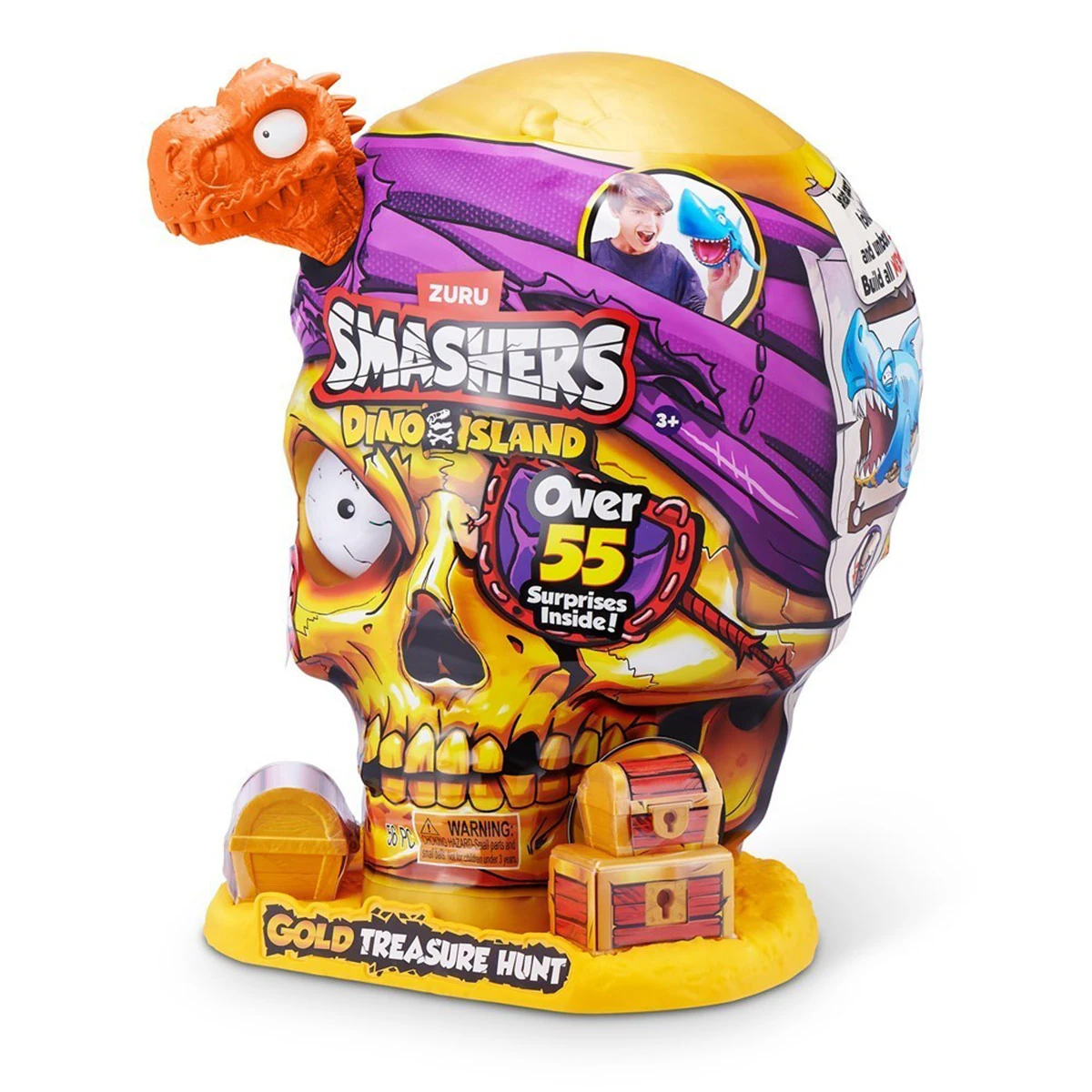 CALAVERA GIGANTE SMASHERS DORADA SORPRESA - 6