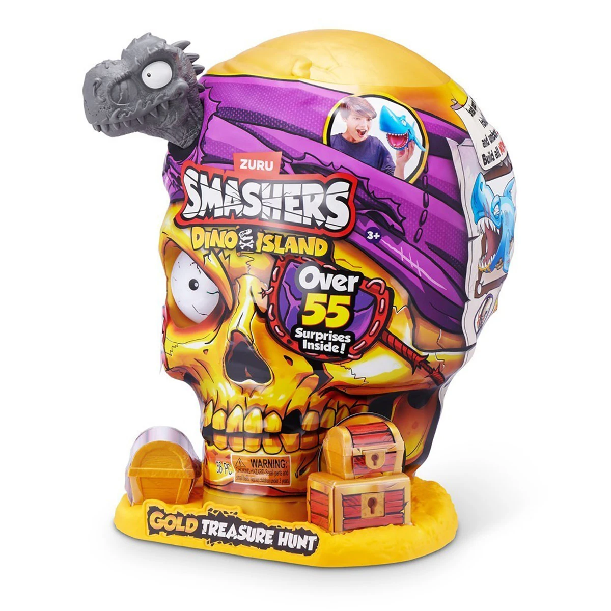 CALAVERA GIGANTE SMASHERS DORADA SORPRESA - 7