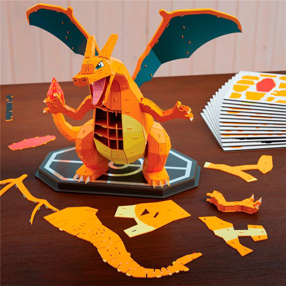 ROMPECABEZAS 4D BUILD CHARIZARD POKÉMON - 5