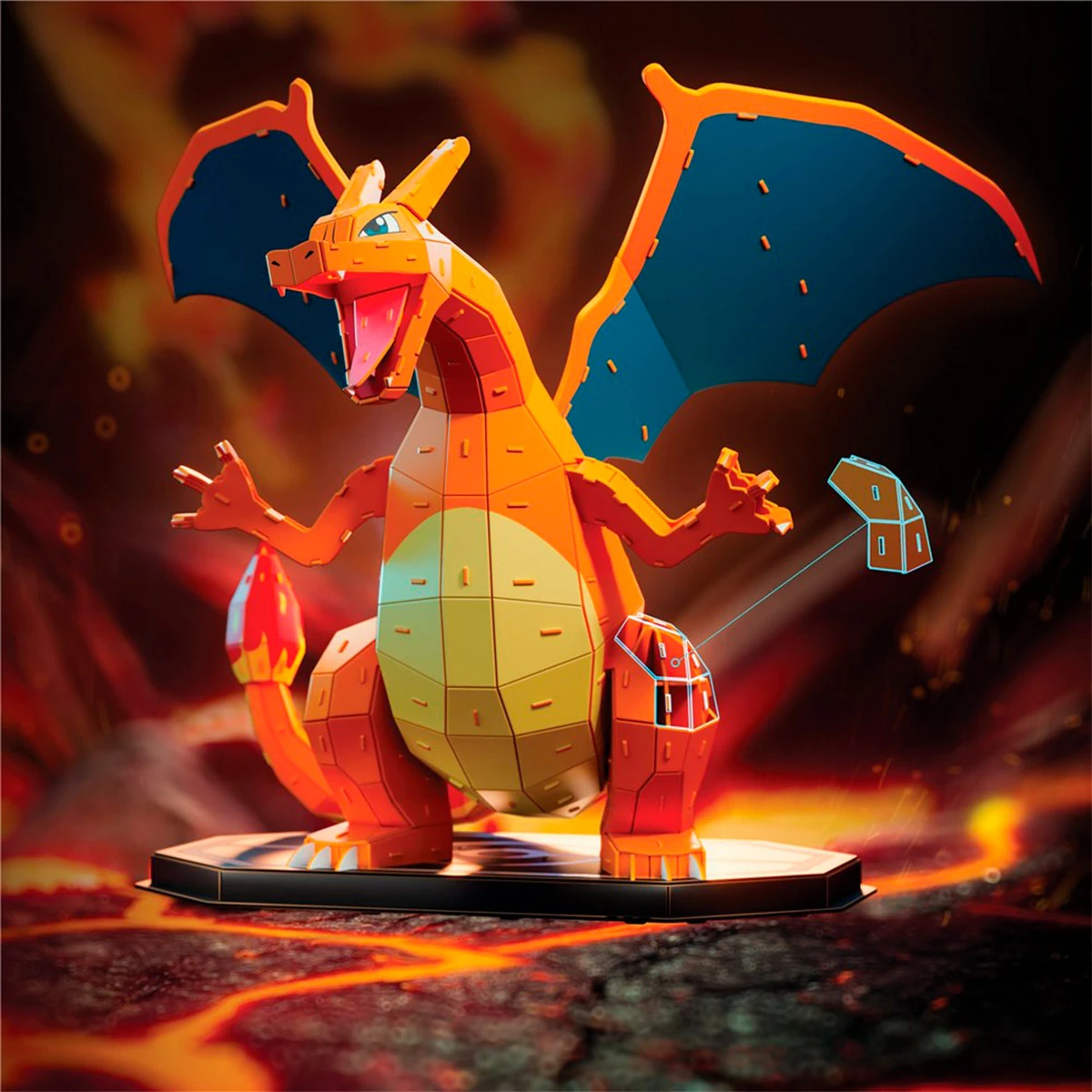 ROMPECABEZAS 4D BUILD CHARIZARD POKÉMON - 6