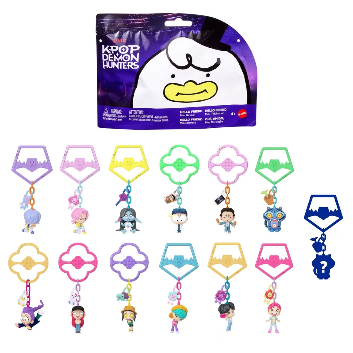 MINI LLAVERO K-POP DEMON HUNTERS HELLO FRIEND MINI REVEAL - 1