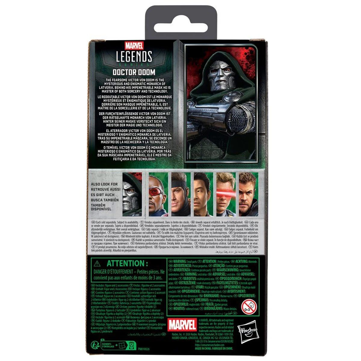 FIGURA DE ACCIÓN MARVEL LEGENDS DOOMSDAY DOCTOR DOOM - 8